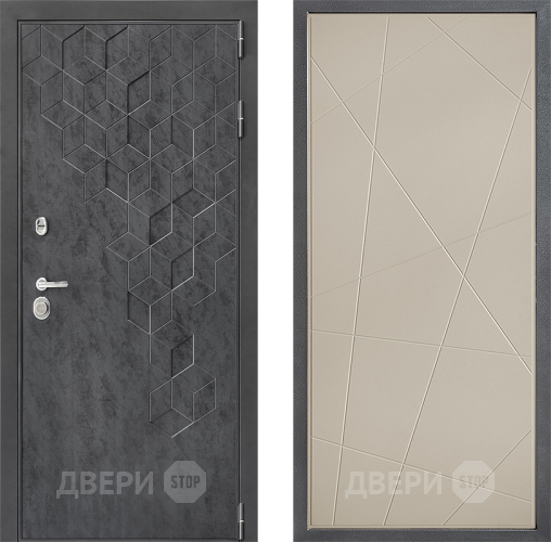 Входная металлическая Дверь Дверной континент ДК-3/713 ФЛ-655 Капучино в Черноголовке