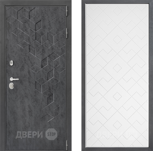 Дверь Дверной континент ДК-3/713 ФЛ-Тиффани Белый софт в Черноголовке