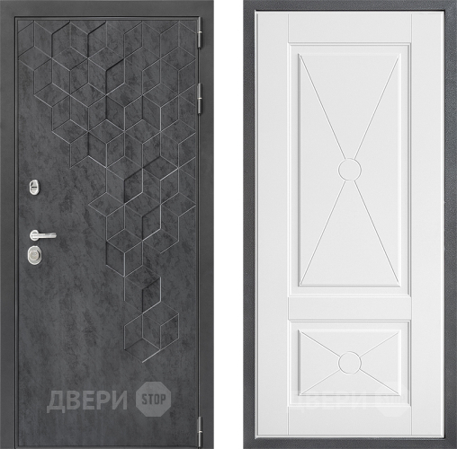 Входная металлическая Дверь Дверной континент ДК-3/713 ФЛ-617 Софт милк в Черноголовке