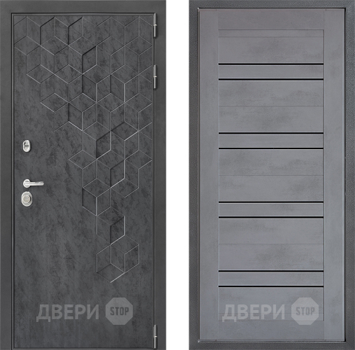 Дверь Дверной континент ДК-3/713 ФЛ-49 Бетон серый в Черноголовке