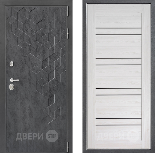 Входная металлическая Дверь Дверной континент ДК-3/713 ФЛ-49 Сосна белая в Черноголовке