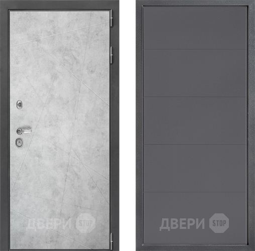 Дверь Дверной континент ДК-3/743 ФЛ-649 Графит софт в Черноголовке
