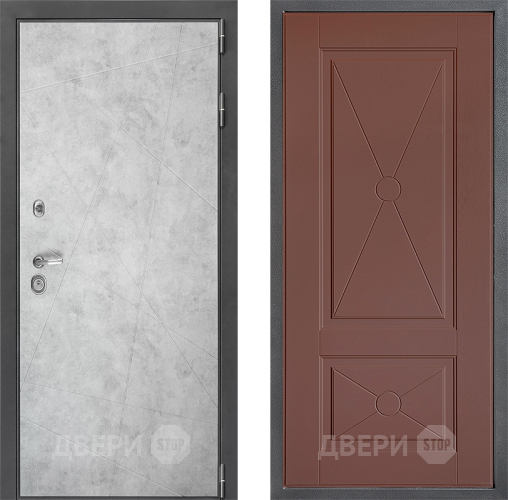 Дверь Дверной континент ДК-3/743 ФЛ-617 Ясень шоколадный в Черноголовке