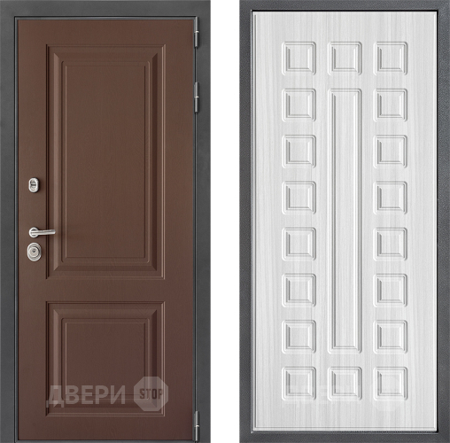 Входная металлическая Дверь Дверной континент ДК-3/729 ФЛ-183 Сандал белый в Черноголовке