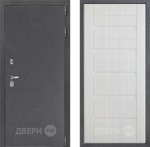 Входная металлическая Дверь Дверной континент ДК-3/744 ФЛ-70 Лиственница белая в Черноголовке