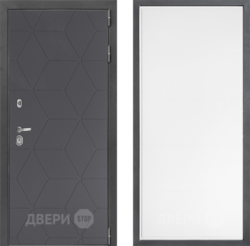Входная металлическая Дверь Дверной континент ДК-3/744 ФЛ-649 Белый софт в Черноголовке