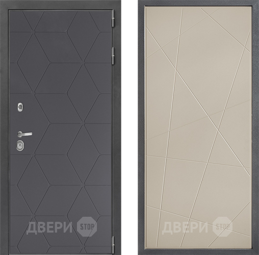 Входная металлическая Дверь Дверной континент ДК-3/744 ФЛ-655 Капучино в Черноголовке
