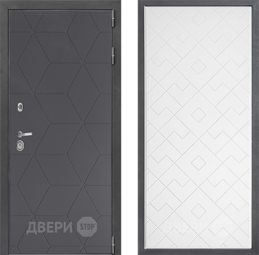 Дверь Дверной континент ДК-3/744 ФЛ-Тиффани Белый софт в Черноголовке