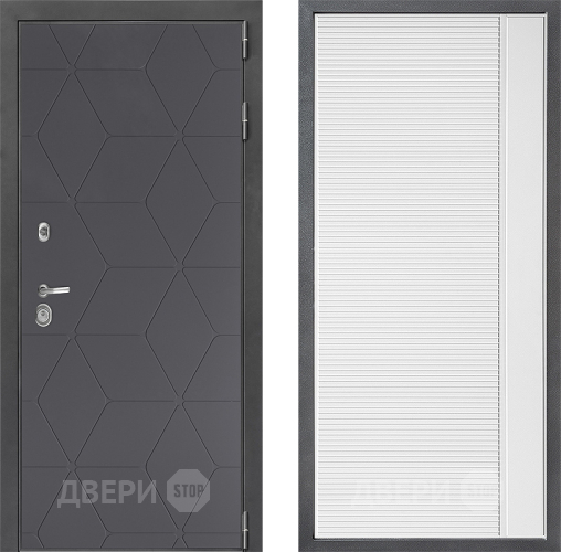 Дверь Дверной континент ДК-3/744 ФЛ-757 Белое Стекло Софт милк в Черноголовке