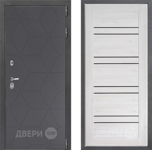 Входная металлическая Дверь Дверной континент ДК-3/744 ФЛ-49 Сосна белая в Черноголовке