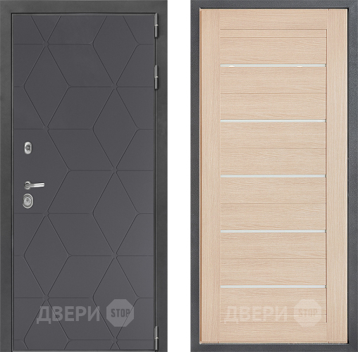 Входная металлическая Дверь Дверной континент ДК-3/744 ФЛ-46 Капучино в Черноголовке