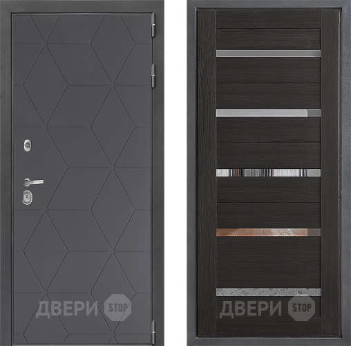 Входная металлическая Дверь Дверной континент ДК-3/744 ФЛ-47 Венге в Черноголовке