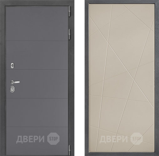 Входная металлическая Дверь Дверной континент ДК-3/649 ФЛ-655 Капучино в Черноголовке