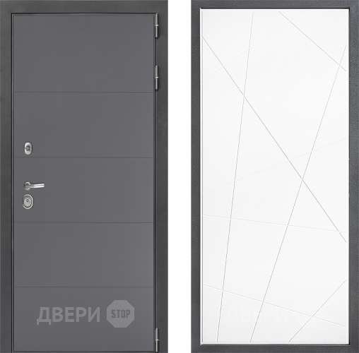 Дверь Дверной континент ДК-3/649 ФЛ-655 Белый софт в Черноголовке
