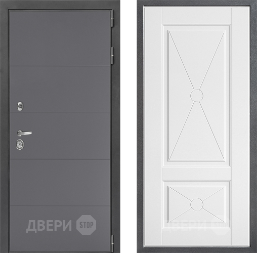 Входная металлическая Дверь Дверной континент ДК-3/649 ФЛ-617 Софт милк в Черноголовке