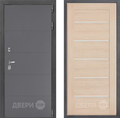 Входная металлическая Дверь Дверной континент ДК-3/649 ФЛ-46 Капучино в Черноголовке
