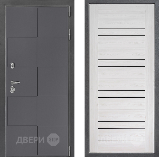 Входная металлическая Дверь Дверной континент ДК-3/606 ФЛ-49 Сосна белая в Черноголовке