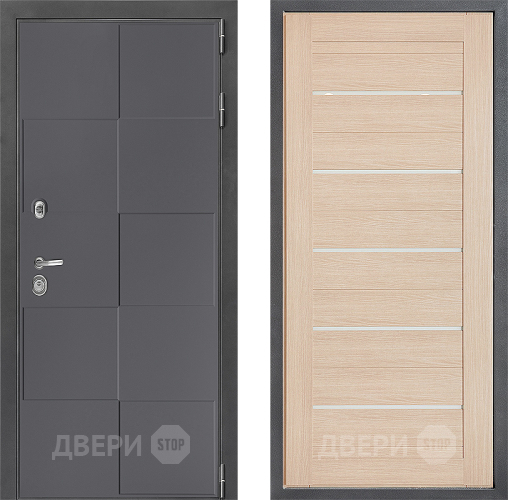 Входная металлическая Дверь Дверной континент ДК-3/606 ФЛ-46 Капучино в Черноголовке