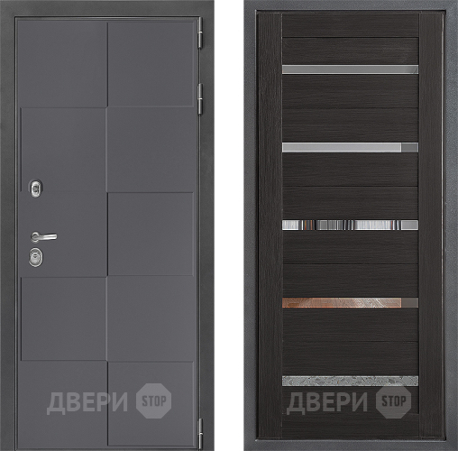 Входная металлическая Дверь Дверной континент ДК-3/606 ФЛ-47 Венге в Черноголовке