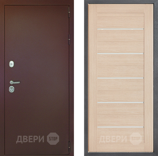 Дверь Дверной континент Рубикон Медь Дизайн ФЛ-46 Капучино в Черноголовке