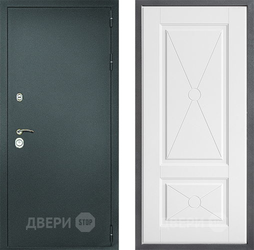 Входная металлическая Дверь Дверной континент Рубикон Серебро Дизайн ФЛ-617 Софт милк в Черноголовке