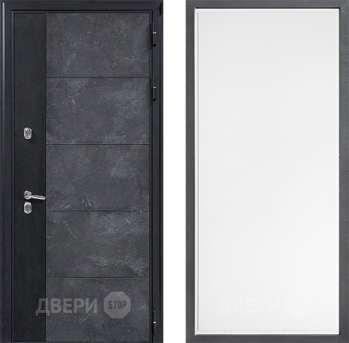 Дверь Дверной континент ДК-15 Бетон ТЕРМО ФЛ-649 Белый софт в Черноголовке