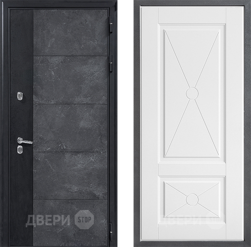 Входная металлическая Дверь Дверной континент ДК-15 Бетон ТЕРМО ФЛ-617 Софт милк в Черноголовке