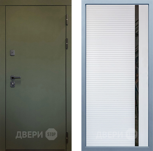 Входная металлическая Дверь Дива МД-61 МХ-45 Белый матовый в Черноголовке