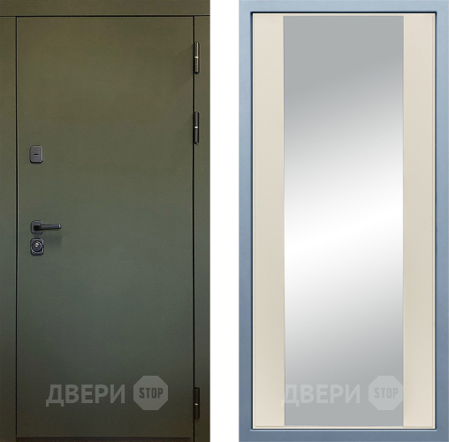 Входная металлическая Дверь Дива МД-61 Д-15 Зеркало Шампань в Черноголовке