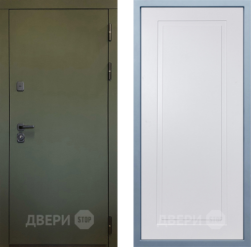 Входная металлическая Дверь Дива МД-61 Н-10 Белый в Черноголовке