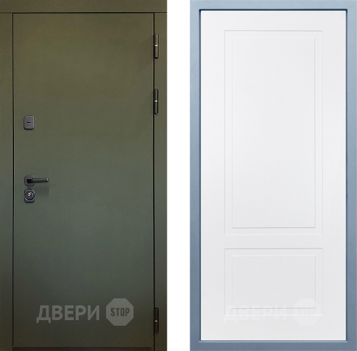 Входная металлическая Дверь Дива МД-61 Н-7 Белый в Черноголовке