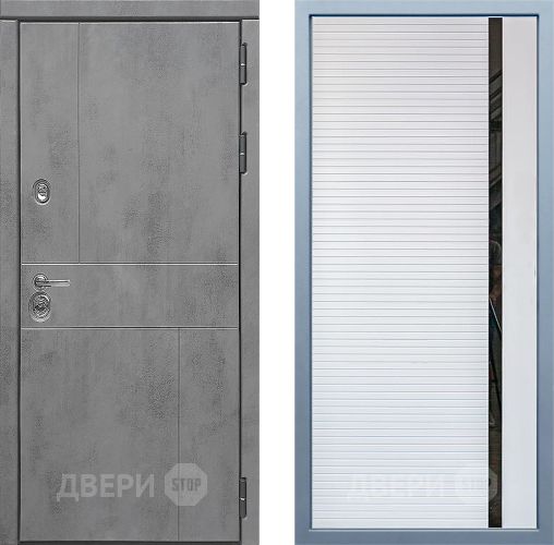 Входная металлическая Дверь Дива МД-48 МХ-45 Белый матовый в Черноголовке
