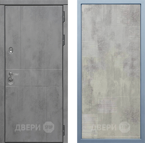 Входная металлическая Дверь Дива МД-48 Д-4 Бетон темный в Черноголовке