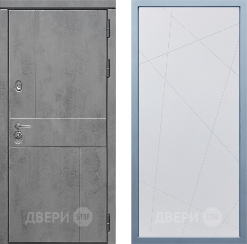 Входная металлическая Дверь Дива МД-48 Д-11 Белый в Черноголовке