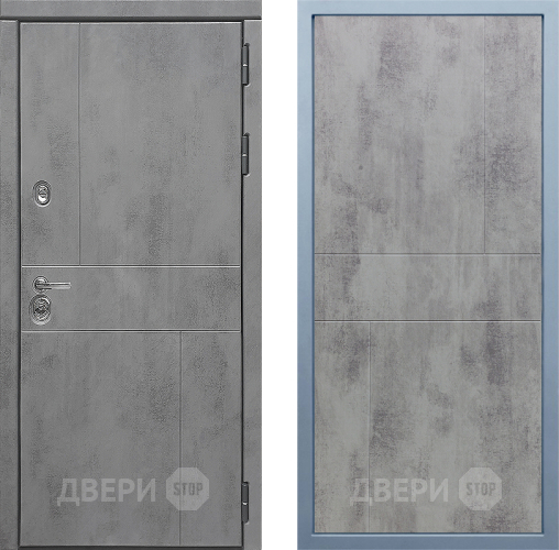 Входная металлическая Дверь Дива МД-48 М-1 Бетон темный в Черноголовке