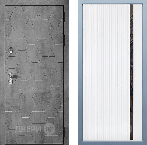 Входная металлическая Дверь Дива МД-51 МХ-46 Белый матовый в Черноголовке