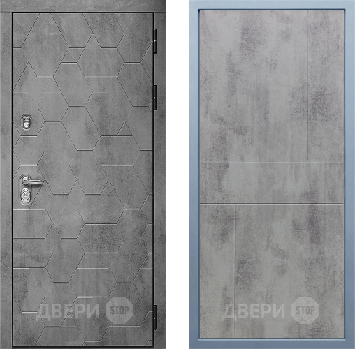 Входная металлическая Дверь Дива МД-51 М-1 Бетон темный в Черноголовке
