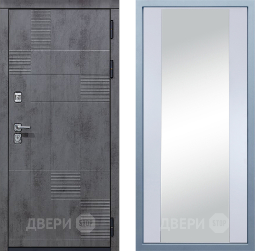 Входная металлическая Дверь Дива МД-35 Д-15 Зеркало Белый в Черноголовке