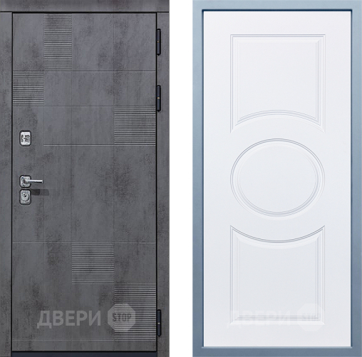Входная металлическая Дверь Дива МД-35 Д-8 Белый в Черноголовке