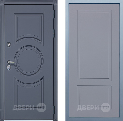 Входная металлическая Дверь Дива МХ-30 STR Н-7 Силк Маус в Черноголовке