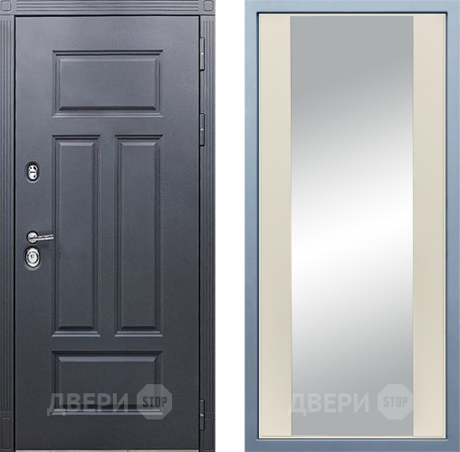 Входная металлическая Дверь Дива МХ-29 STR Д-15 Зеркало Шампань в Черноголовке