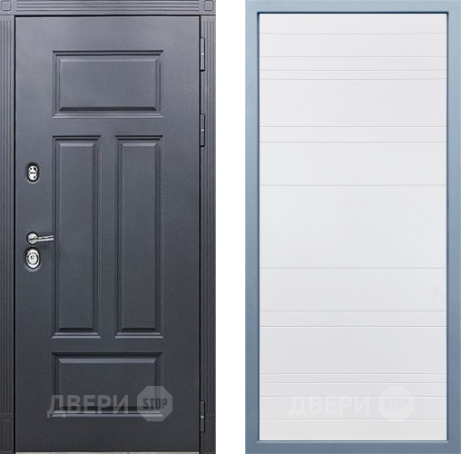 Входная металлическая Дверь Дива МХ-29 STR Д-5 Белый в Черноголовке