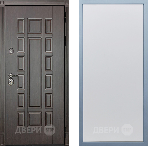 Входная металлическая Дверь Дива МХ-53 STR Н-1 Белый в Черноголовке