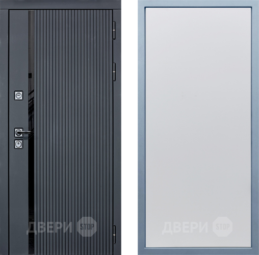 Входная металлическая Дверь Дива МХ-46 STR Н-1 Белый в Черноголовке