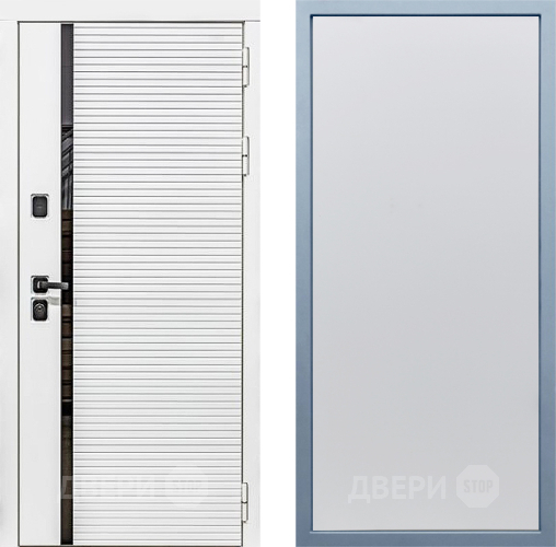Входная металлическая Дверь Дива МХ-45 Белая STR Н-1 Белый в Черноголовке