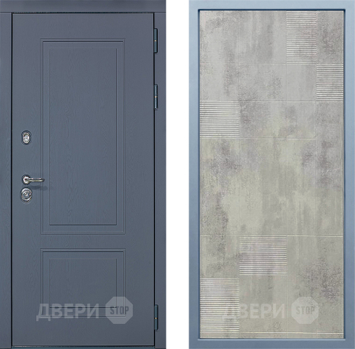 Входная металлическая Дверь Дива МХ-38 STR Д-4 Бетон темный в Черноголовке