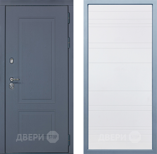 Входная металлическая Дверь Дива МХ-38 STR Д-5 Белый в Черноголовке