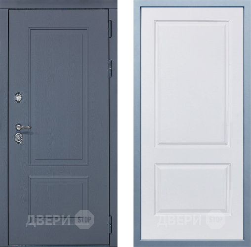 Входная металлическая Дверь Дива МХ-38 STR Д-7 Белый в Черноголовке
