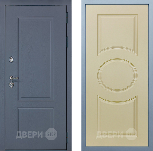 Входная металлическая Дверь Дива МХ-38 STR Д-8 Шампань в Черноголовке