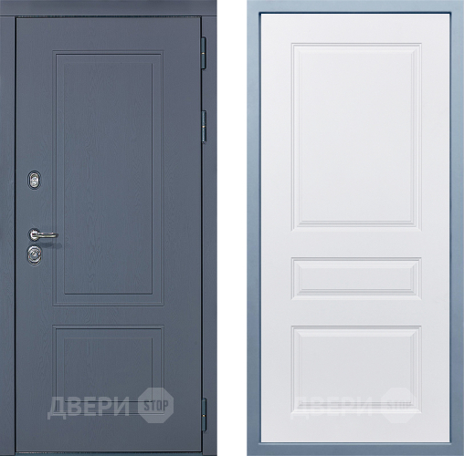 Входная металлическая Дверь Дива МХ-38 STR Д-13 Белый в Черноголовке